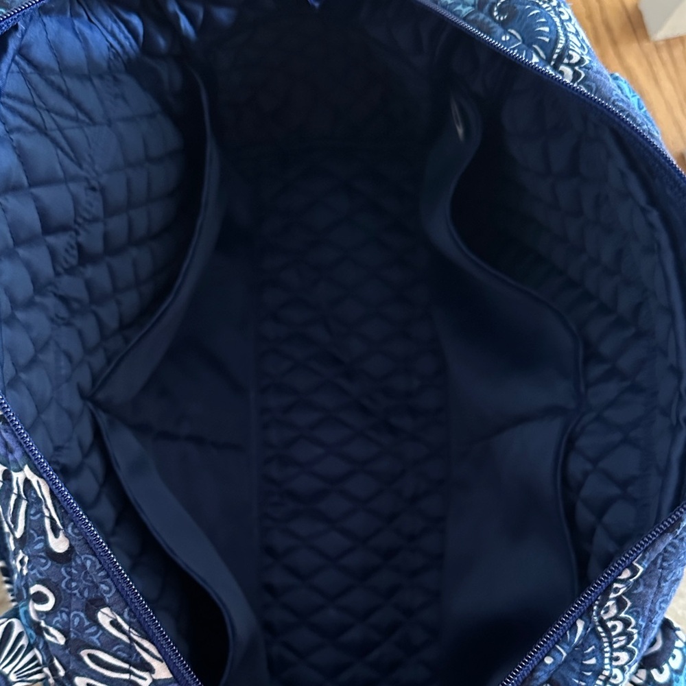 Vera Bradley Blue and White Floral Travel Bag diaper bag